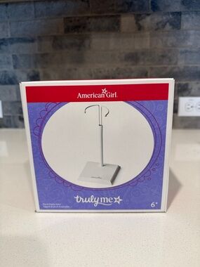 American Girl Doll Display Stand in White